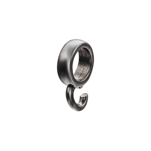 Polished 18k gold plated copper charm bail connector for DIY jewelry making