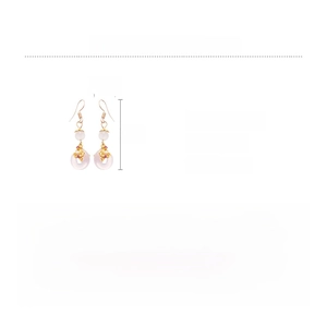 Spécifications de taille et poids de 3,9g pour les boucles d'oreilles à pompon