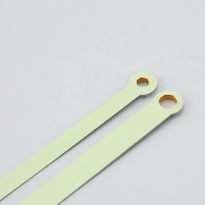 Luminous aluminum clock pointers for DIY quartz clock movement with green coating