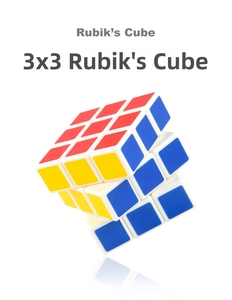 Detailed view of white 3x3 speed cube with vibrant stickers and smooth turning mechanism