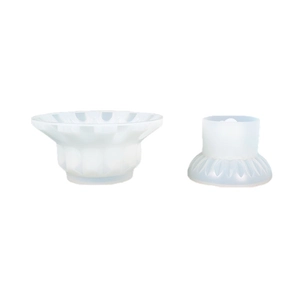 Kit de moldes de silicona para caja de corona con base translúcida y tapa incluida