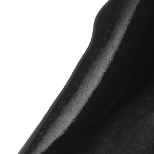 Macro shot of striped wool newsboy cap featuring interior padding and premium zipper