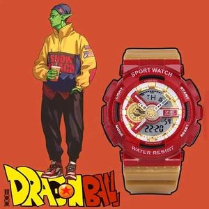 Dragon Ball Piccolo edition digital sports watch with water resistance and shock proof details