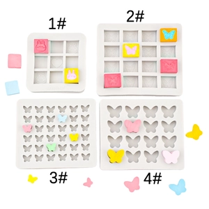 Moule Silicone Papillon Lapin Cœur DIY Artisanat Fondant Chocolat Résine Cire Décoration