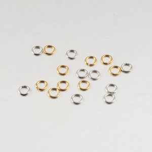 Closed Jump Rings 304 Stainless Steel Jewelry Findings For Bracelet Necklace DIY Making Connection Polished Accessories