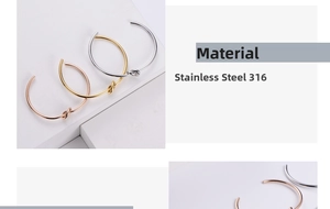 Detailed view of 316 stainless steel knot bracelets in gold, silver and rose gold