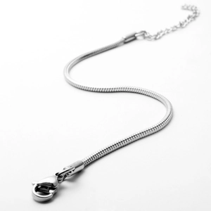 Stainless Steel Snake Chain Bracelet Adjustable Polished Minimalist Fashion Jewelry Unisex Couples
