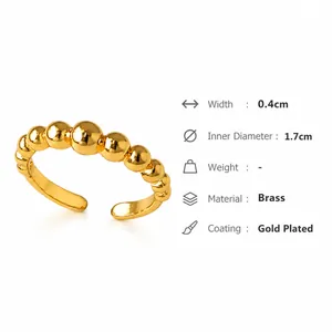 Detailed dimension guide for gold-plated heart ring with 1.7cm inner diameter and width