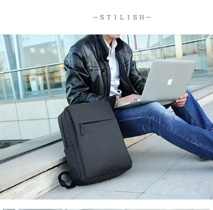 Waterproof 15.6 inch laptop backpack for men with front zipper pocket and stylish design
