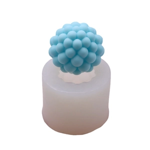 Bubble sphere silicone mold for DIY candles and aromatherapy plaster decor projects