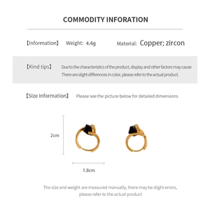 Detailed size chart and specifications for gold plated irregular cube hoop earrings