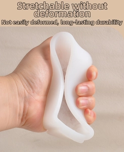Detalle que muestra la flexibilidad y durabilidad del molde de silicona para helados