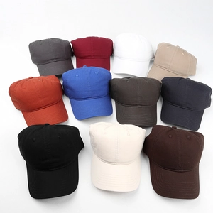 Classic cotton baseball caps in multiple solid colors for sun protection and daily wear
