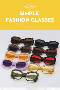 Collection of oversized cat-eye sunglasses in multiple colors and vintage frames