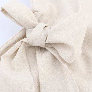 Robe cargo trapèze kaki pour femme avec taille nouée en lin mélangé style rétro chic
