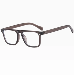 Detail view of model ZH3880 square sunglasses frame with size specs on temple