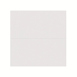 Detail of white butterfly paper place card showing texture and pre-scored folding line