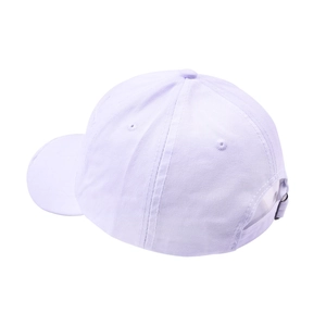 Classic embroidered mama baseball cap in pale lavender with adjustable metal buckle strap