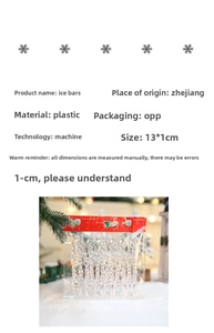 Detailed view of clear 13cm plastic icicle ornaments for Christmas tree decoration