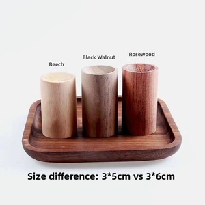 Comparaison de diffuseurs en hêtre, noyer et palissandre en tailles 3x5cm et 3x6cm