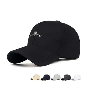 Casquette De Baseball En Polyester Séchage Rapide Respirante Protection Solaire Réglable Chapeau De Sport Loisirs Hommes Femmes