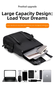 Practical multi-compartment internal layout for laptop and digital accessories