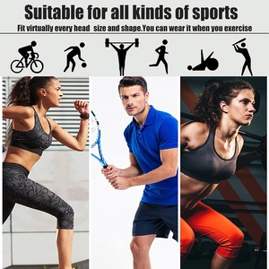 Breathable quick-dry seamless sports headband for running, tennis and gym workouts