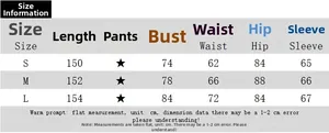 Detailed size chart for lace bodysuit showing length, bust, waist, and hip measurements