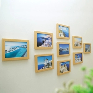 Modern Minimalist Rectangle Photo Frame Wall Gallery Collection Polymer Foam Eco Friendly Hanging Home Decor Accent