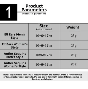 Detailed size guide and weight chart for light-up Christmas gnome hanging decorations