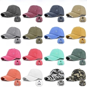 Grid display of ponytail baseball caps in 16 colors with back opening details