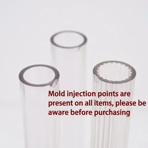 Tall fluted plastic candle mold for 2.2cm diameter church spire candles
