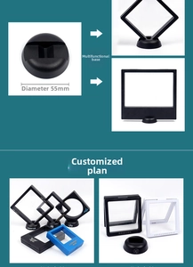 Base di supporto multifunzionale da 55 mm per scatole di gioielli a membrana PE colorate