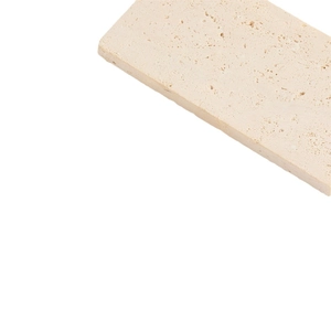 Minimalist planet design two-tone earrings with porous stone texture in beige finish