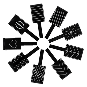9-piece professional magnetic nail tool set for cat eye gel polish effects