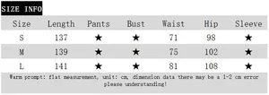 Size chart detail for the halter neck deep V-neck dress showing length and waist measurements