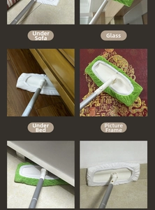 Detailed multi-scene use of microfiber replacement mop pads for various home surfaces