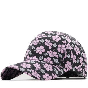 Floral Baseball Cap Cotton Tropical Hibiscus Print Adjustable Sun Protection Outdoor Travel Fashion For Women Men