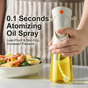 Spruzzatore olio da cucina con nebulizzatore fine e flacone graduato da 200 ml