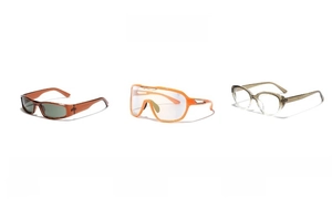 Detailed comparison of Y2K rectangle sunglasses, orange shield eyewear and cat eye frames