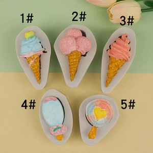 Silicone Mold Ice Cream Cone Cream Fondant Chocolate Cake Decoration DIY Baking Accessory