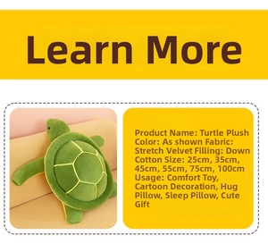 Detail showing elastic velvet fabric and down cotton filling of green sea turtle plushie