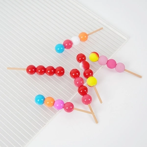Miniature Simulation Nourriture Tanghulu PVC Accessoires Bricolage Pour Décoration Maison De Poupée Jouet Créatif