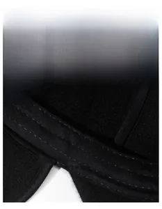 Detail of widened sweatband and 80% cotton lining inside the winter baseball cap