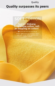 Close-up of premium long-staple cotton texture on yellow seamless low cut socks