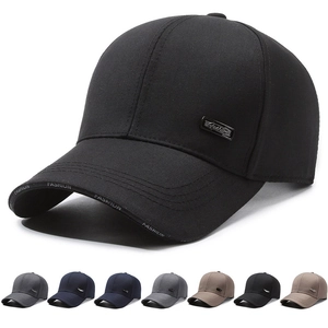 Baseballkappe Herren Damen Verstellbar Sonnenschutz Lässig Sportlich Baumwolle Twill Metallschnalle Buchstabendruck