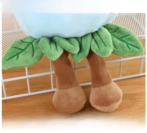 Close-up of plush rose doll with dense stitching and high-quality soft fiber filling