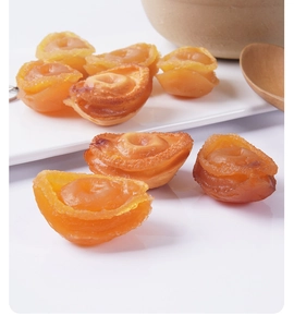 Detailed macro view of realistic golden abalone models with semi-transparent texture