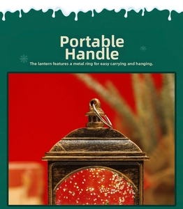Detail of the vintage bronze lantern top featuring a sturdy round metal hanging handle