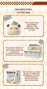 Detail view of crystal blind box series specifications and hidden edition probability